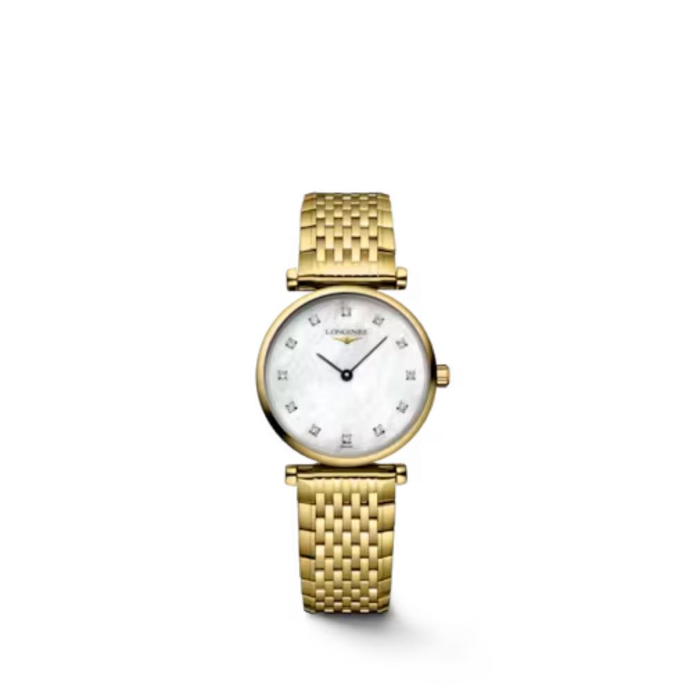 Longines La Grande Classique Quartz Gold Steel 24mm Diamond Ladies