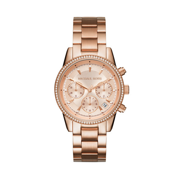 Michael Kors Macy s Ritz Rose Gold Steel 37mm Ladies Watch MK6357