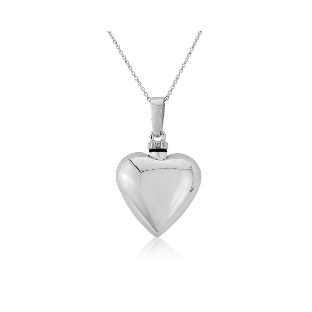 Heart locket store for ashes