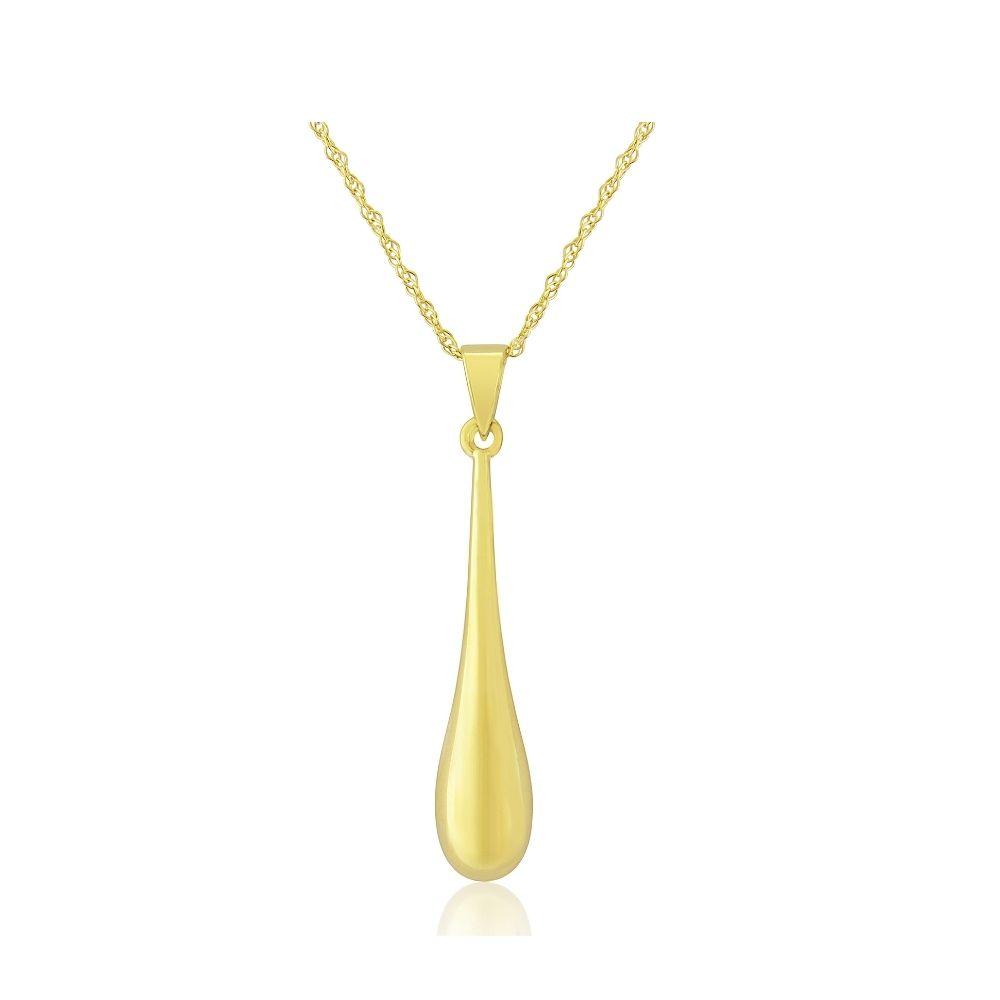 Gold on sale drop necklace