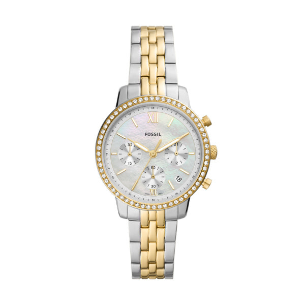 Mother of pearl fossil shop ladies watch