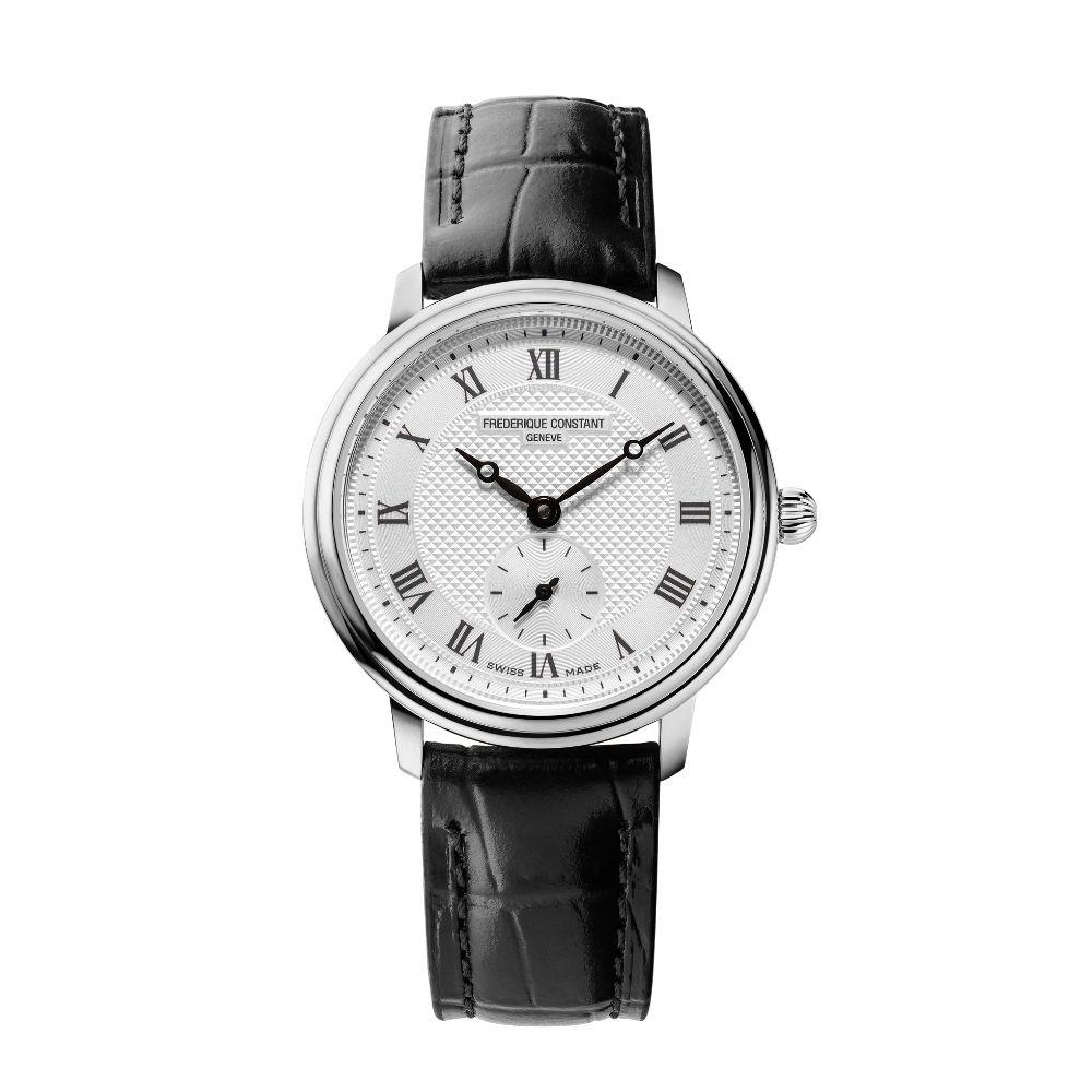 Frederique Constant Classics Slimline Small Seconds Black Leather Watc Bannon Jewellers