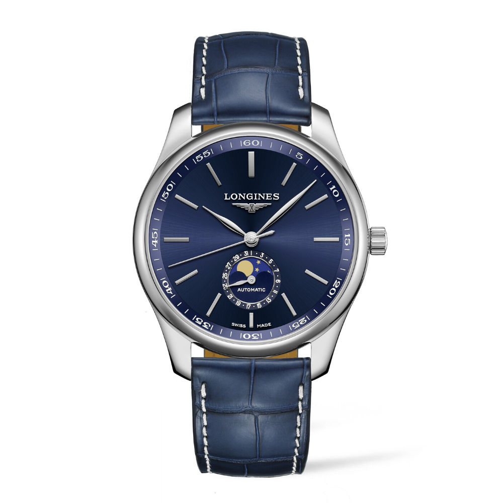 The Longines Master Collection Automatic Moonphase Blue Watch