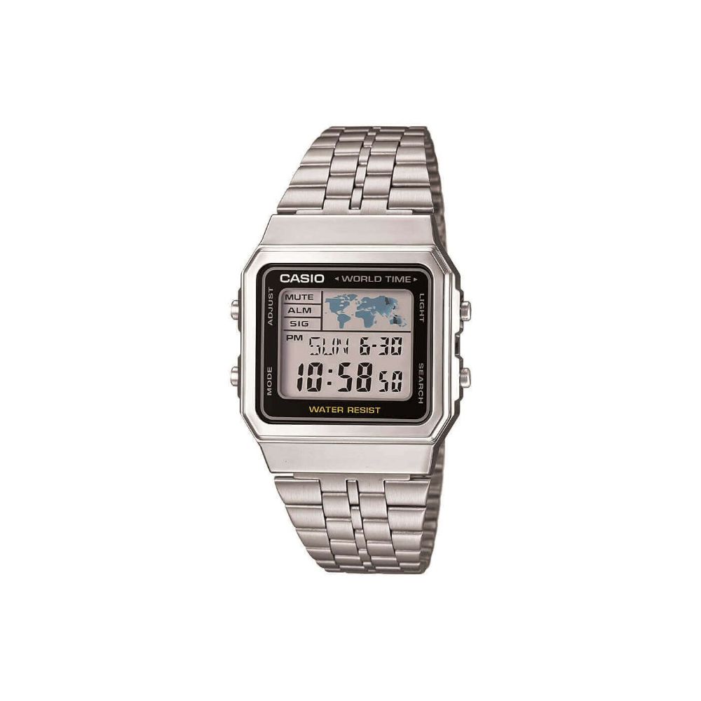 Casio world 2024 time steel