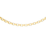 9ct Gold 60 Square Paper Chain