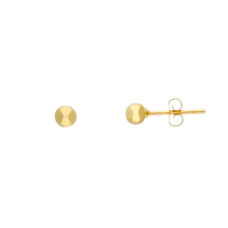 18ct Gold Ball Stud Earrings