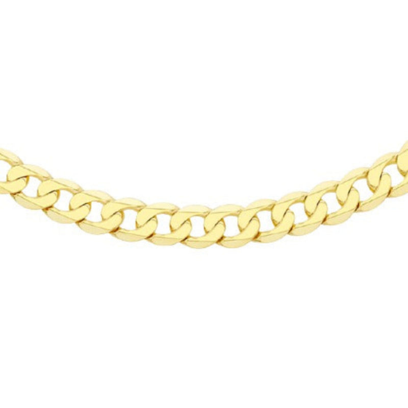 9ct Gold 120 Flat Curb Chain 20"/ 51cm