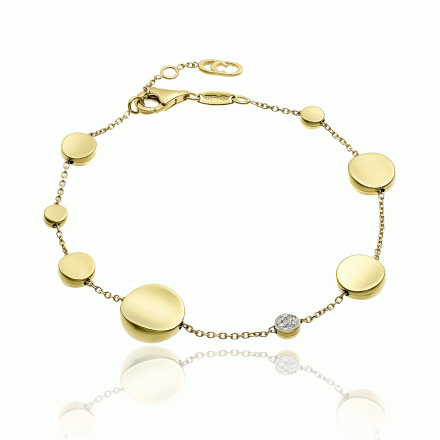 Chimento 18ct Gold Armillas Glow Diamond Bracelet