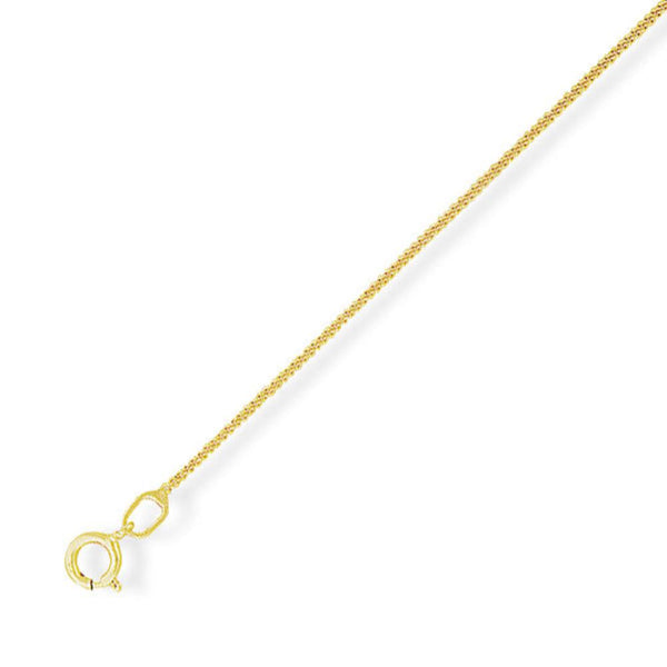 9ct Gold Curb Chain 16"