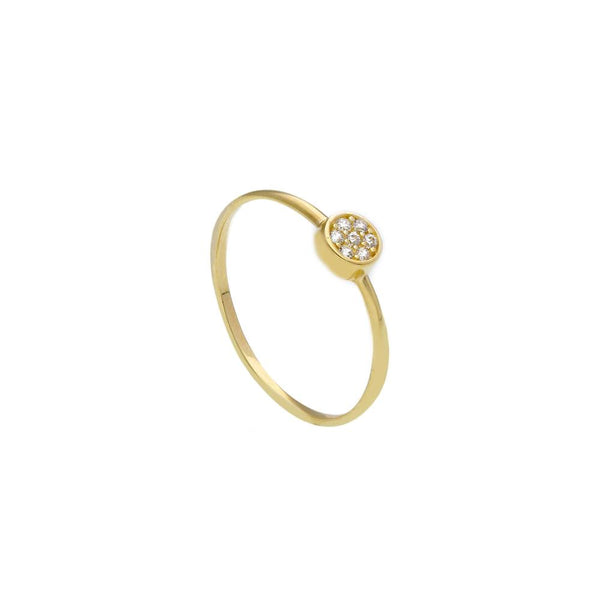 9ct Gold Cluster Cubic Zirconia RIng