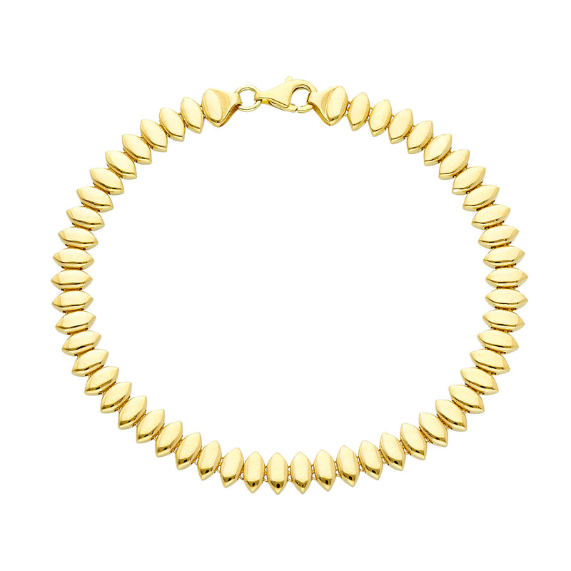 9ct Gold Oval Link Bracelet