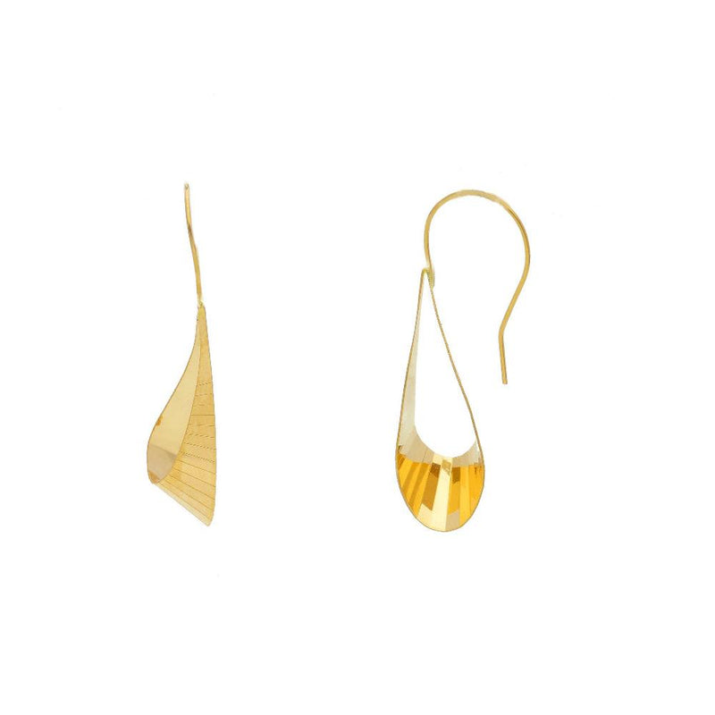 18ct Gold Fancy Drop Earrings