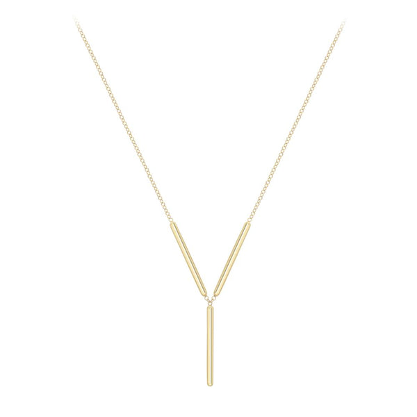 9ct Gold 'Y' Drop Necklace