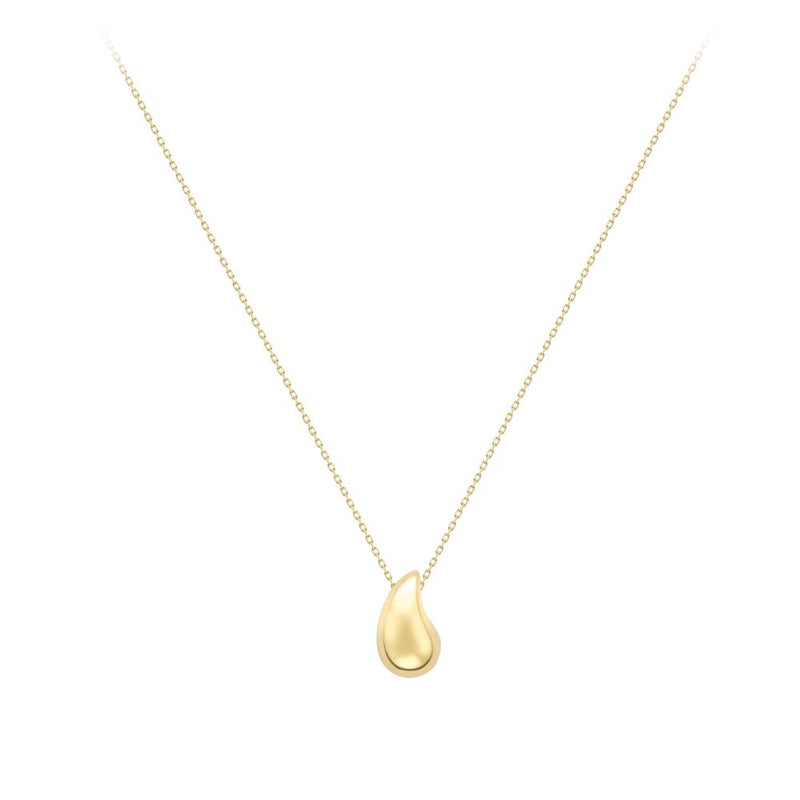 9ct Gold Tear Drop Necklace