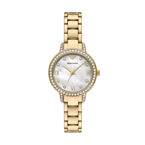 Emporio Armani Cleo Mother of Pearl DIal 32mm Ladies Watch AR11652