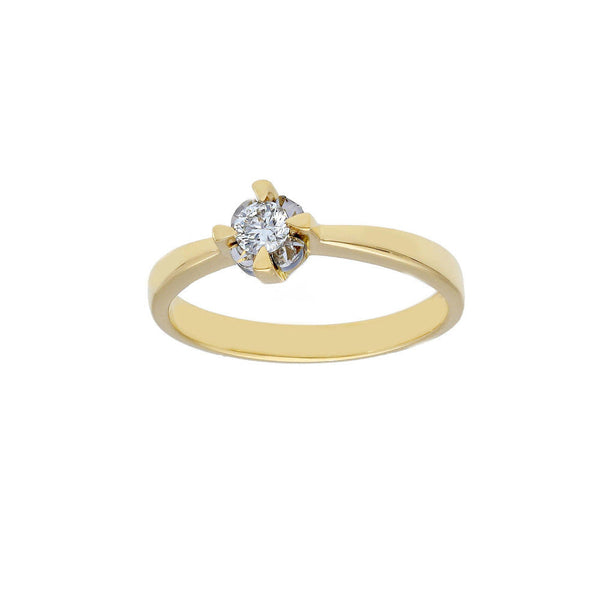 18ct Gold Diamond Solitaire Ring