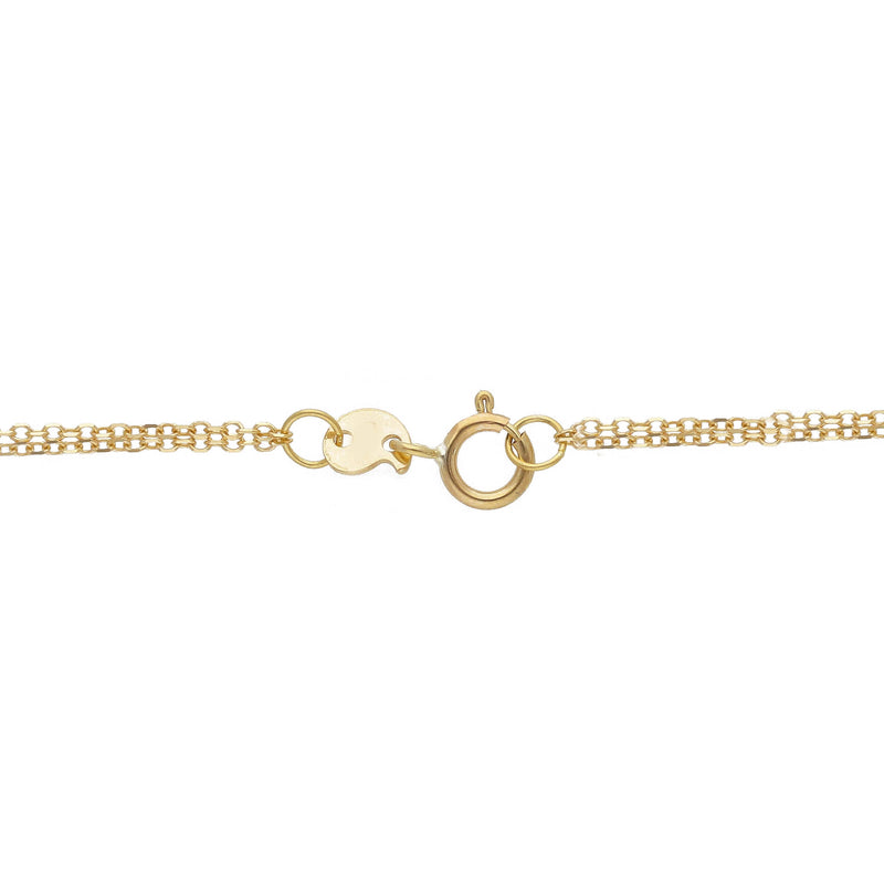 9ct Gold Infinity Knot Double Chain Necklace