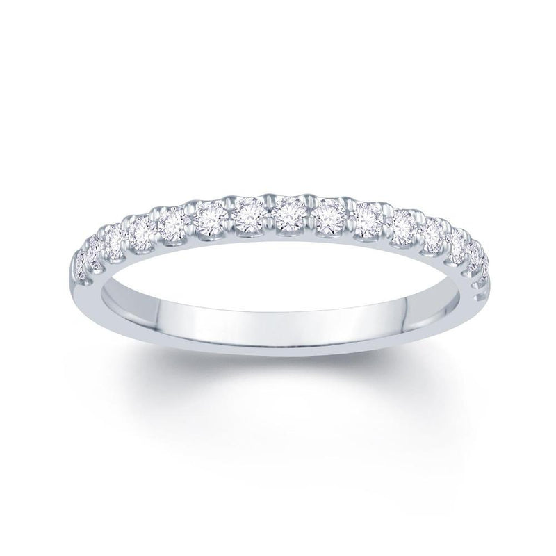 Platinum Split Claw-Set 0.20ct Diamond Ring