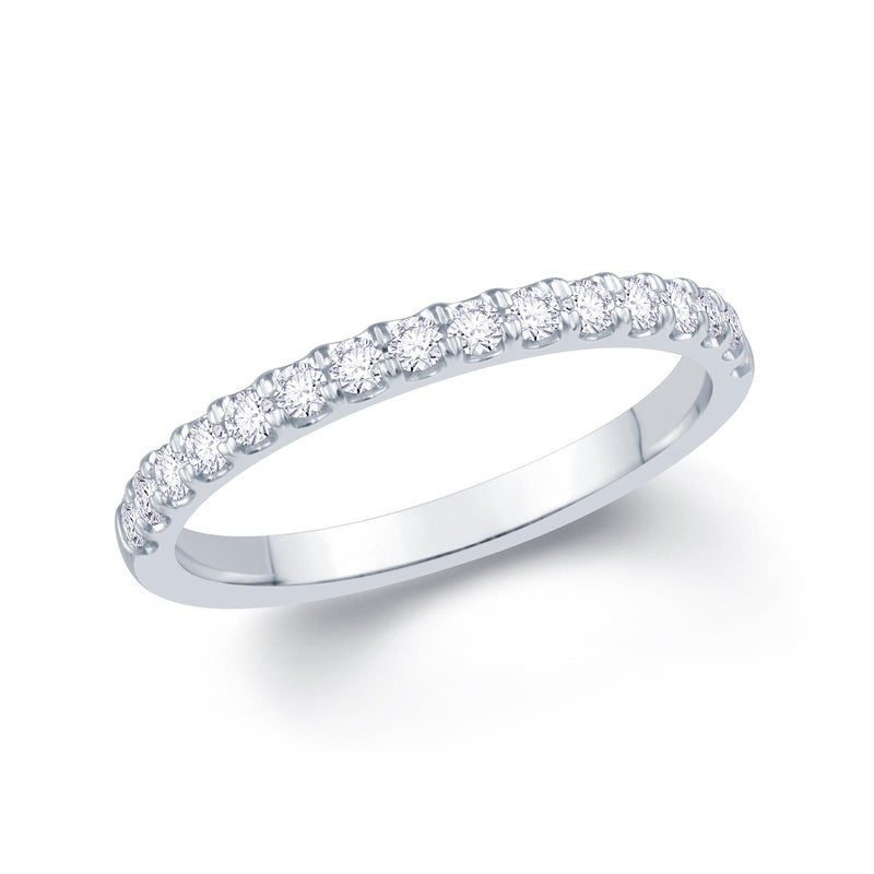 Platinum Split Claw-Set 0.20ct Diamond Ring