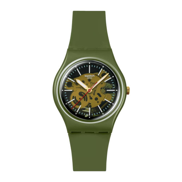 Swatch Thru The Greenery 34mm Watch S028G110