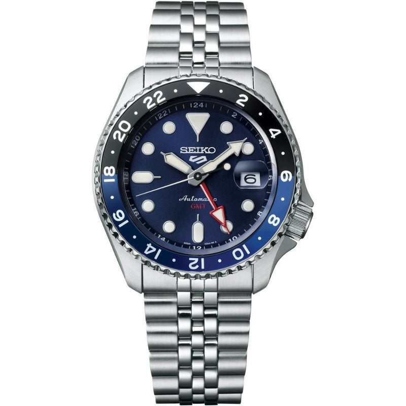 Seiko 5 Sports 'Blueberry' GMT SKX Re-interpretation 42.5mm Steel Watch SSK003K1