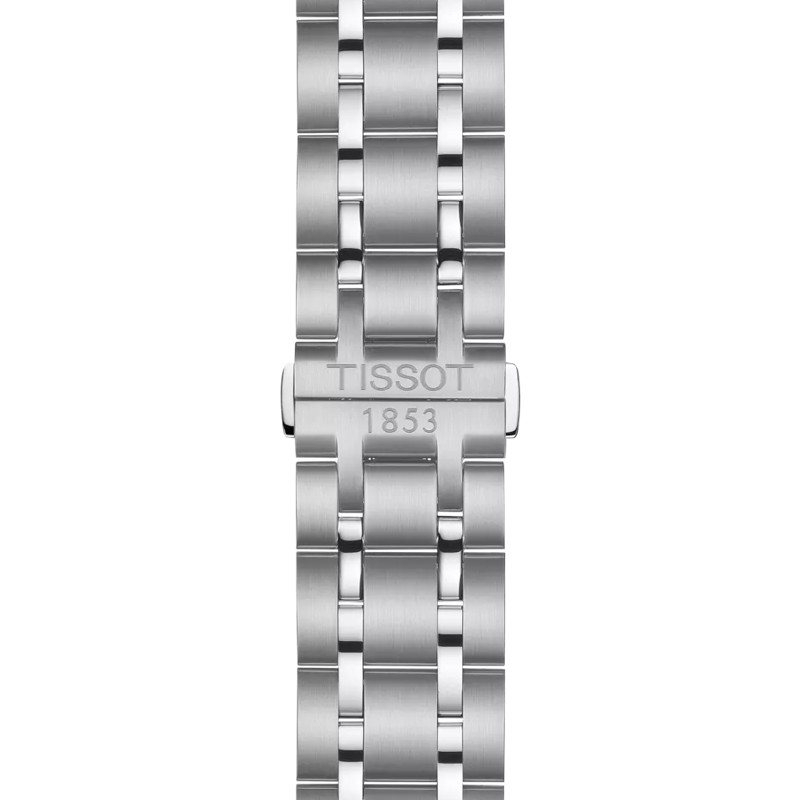 Tissot Couturier Quartz Silver Steel Black Dial 41mm Watch T0356171105100