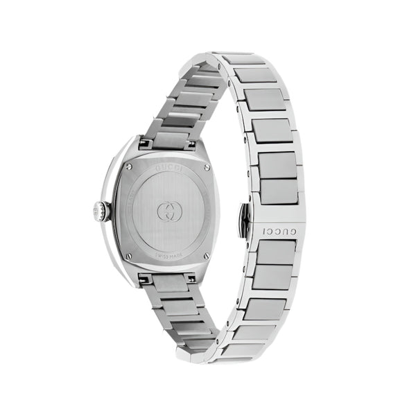 Gucci Interlocking Quartz Silver Steel 29mm Ladies Watch YA142510