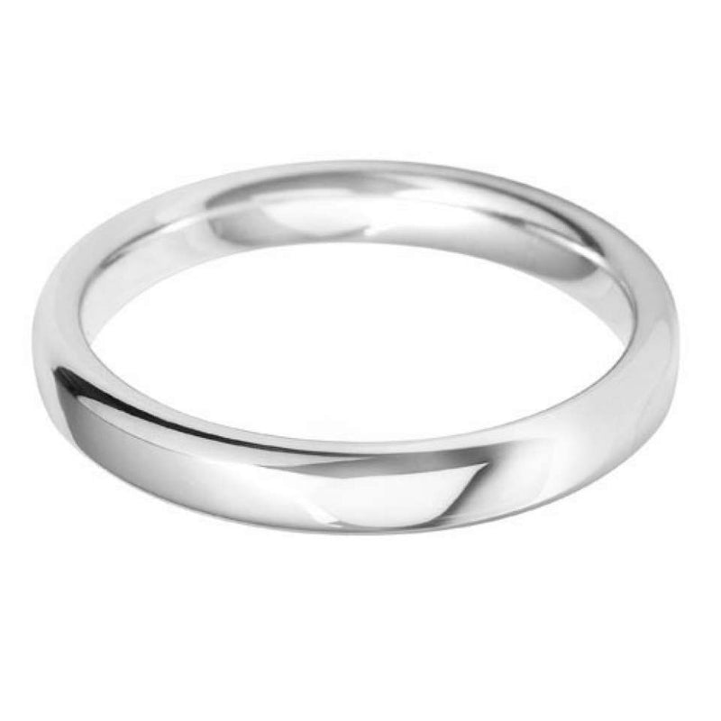 Platinum Court Wedding Band