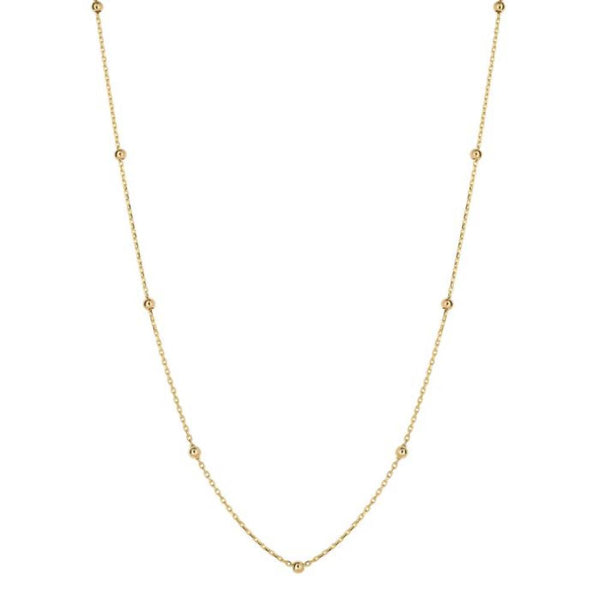 9ct Gold Bead Necklace