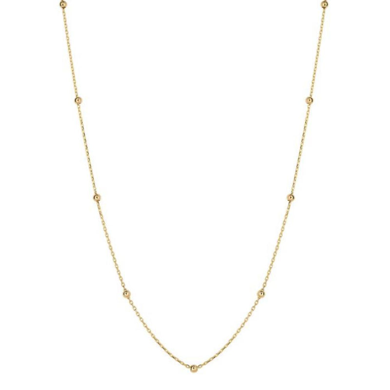 9ct Gold Bead Necklace