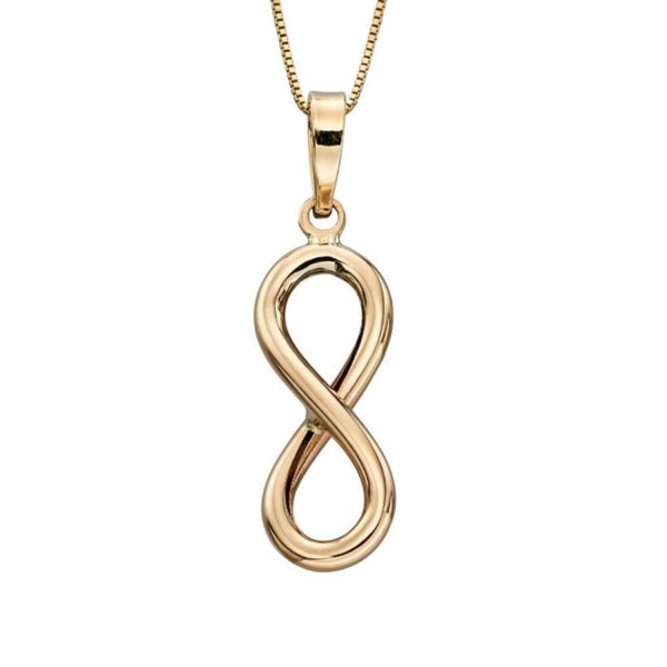 9ct Gold Infinity Necklace