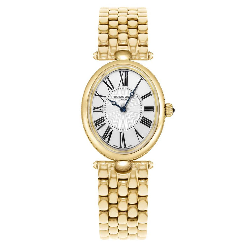 Frederique Constant Classics Art Deco Oval Gold Ladies Watch FC-200MPW2V5B