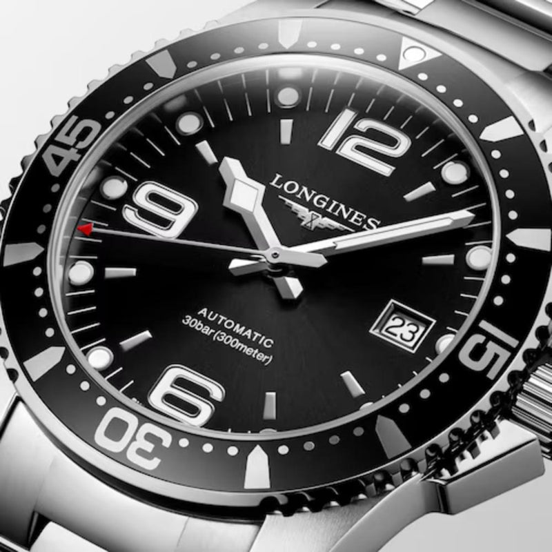 Longines HydroConquest Automatic Diving Black Dial 41mm Watch L37424566