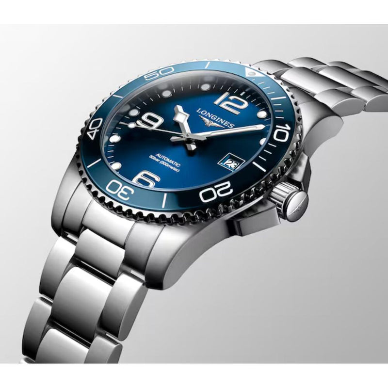 Longines HydroConquest Automatic Ceramic Bezel Blue Dial 41mm Watch L37814966