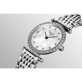 La Grande Classique de Longines Quartz Silver Steel 24mm Diamond Ladies Watch L43410806