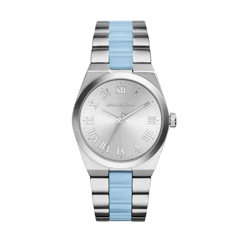 Michael Kors Channing Quartz Silver Tone Steel 38mm Watch MK6150