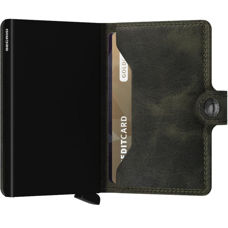 Secrid Miniwallet Vintage Olive Black