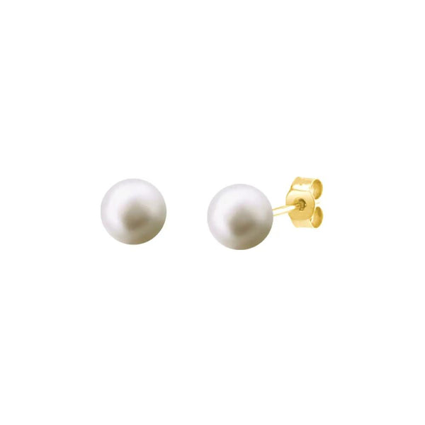 9ct Gold Cultured freshwater Pearl Stud Earrings