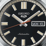 SEIKO 5 Sports SNXS Automatic Silver Steel Black Dial 37.4mm Watch SRPK89K1