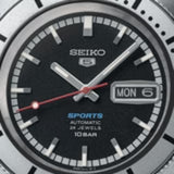 SEIKO 5 SPORTS 1968 'Pepper Black' Recreation Limited Edition 39.5mm Watch SRPL05K1