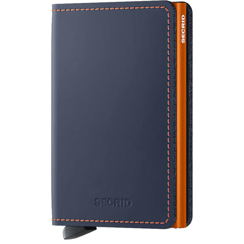 Secrid Miniwallet Matte Nightblue & Orange