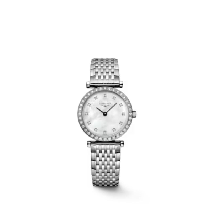 La Grande Classique de Longines Quartz Silver Steel 24mm Diamond Ladies Watch L43410806