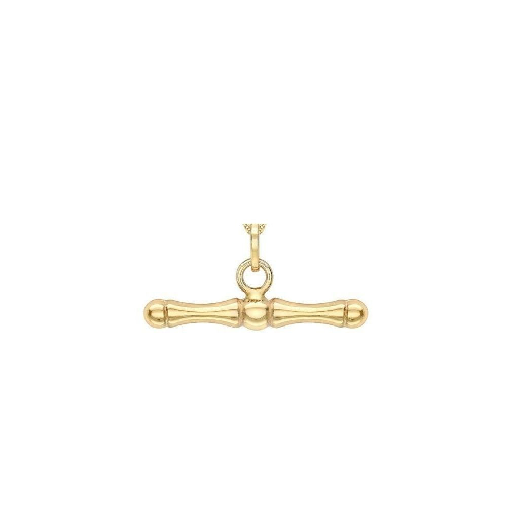 T-Bar Gold Pendant – Bannon Jewellers