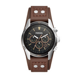 Fossil Coachman Black Dial Brown Watch CH2891