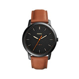 The Minimalist 3H Mens Fossil Black Dial Watch FS5305