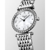 La Grande Classique de Longines Quartz Silver Steel 24mm Diamond Ladies Watch L43410806