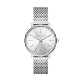 Michael Kors Pyper Quartz Silver Steel 38mm Ladies Watch MK4338