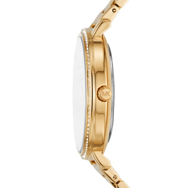 Michael Kors Pyper Pavé Gold-Tone Logo 38mm Ladies Watch MK4593