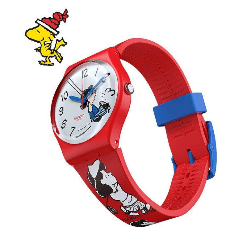 Swatch Peanuts Klunk Watch SO28Z106